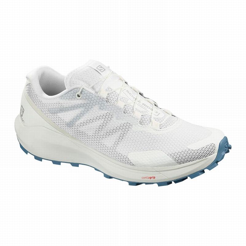 Zapatillas De Running Salomon Mujer Blancas - Salomon Argentina SENSE RIDE 3 W ,309425-WPV